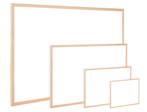 Quadro branco q-connect c/caixilho madeira 90x60 cm , Q-connect , 33673 , 5705831035737
